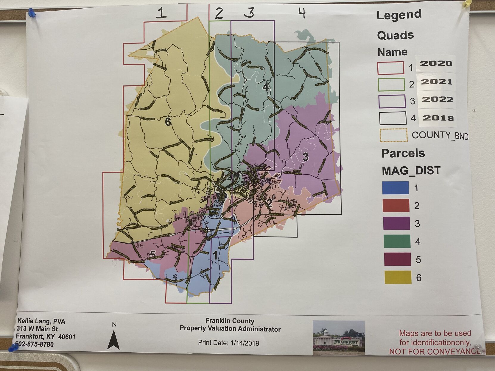 Quadrant map